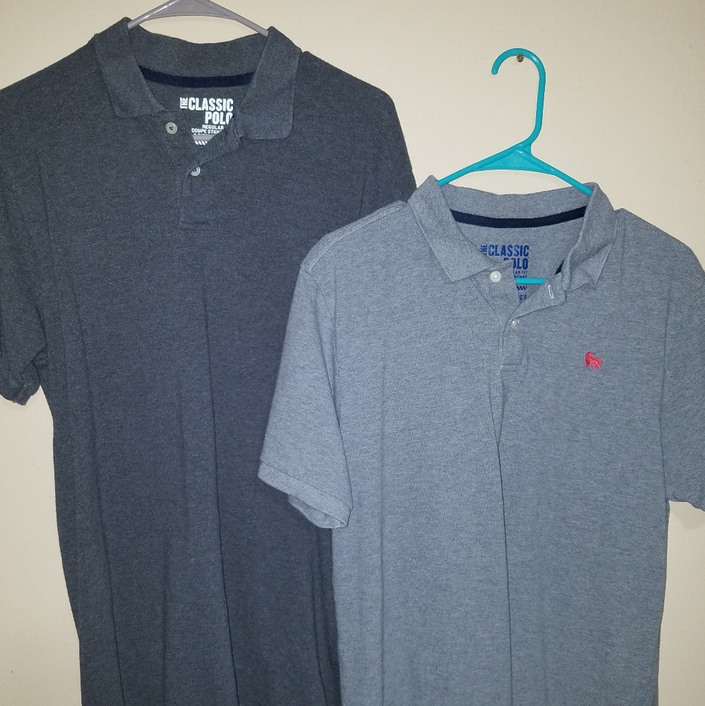 2 mens large Old Navy polos
